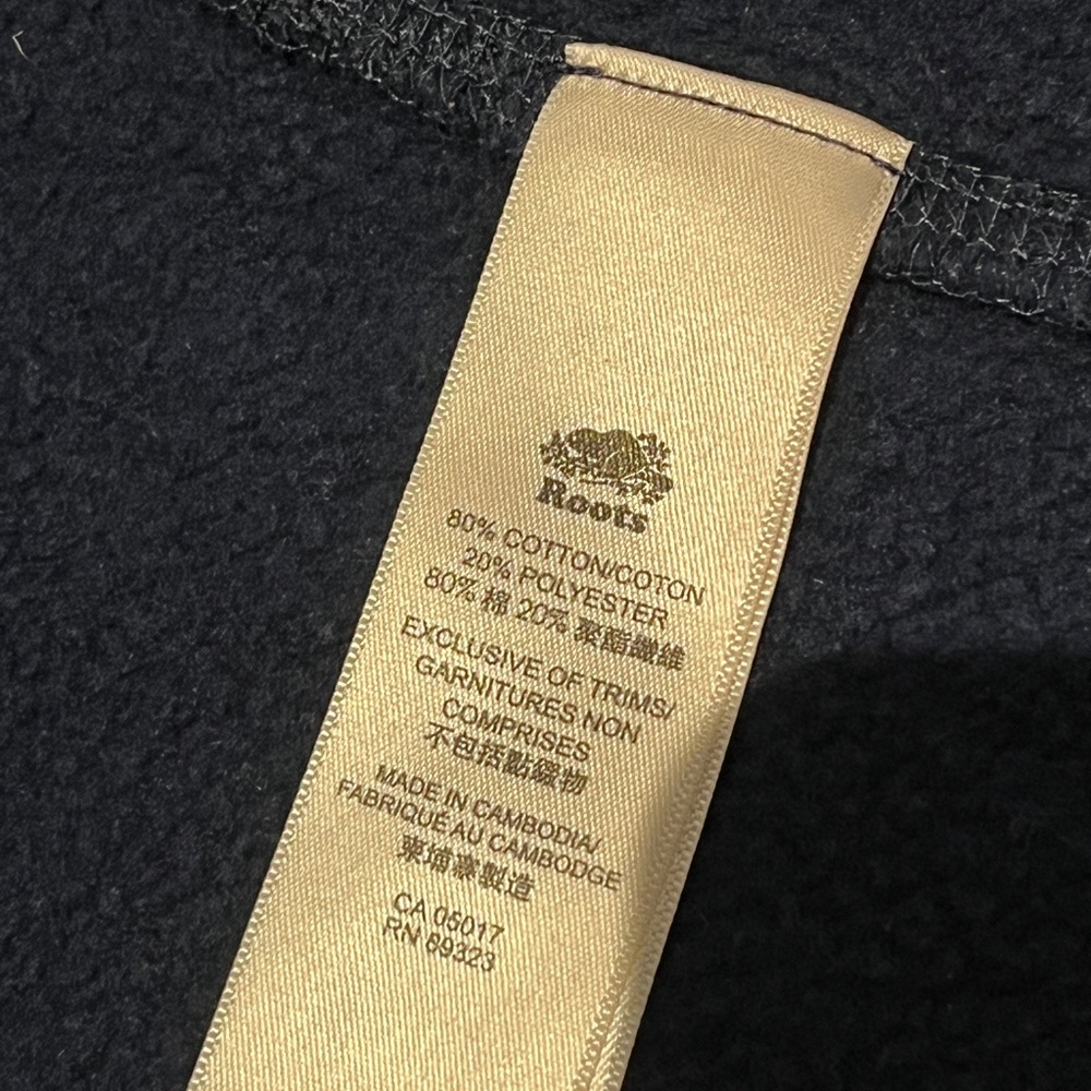 BABY ROOTS 6-12 months navy blue zip up hoodie - Picture 5 of 5